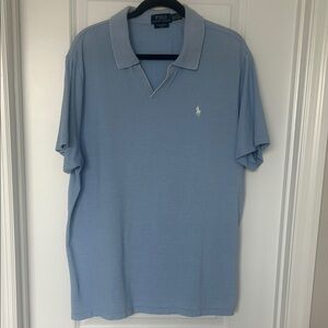 Polo by Ralph Lauren Men's Light Blue Polo Shirt